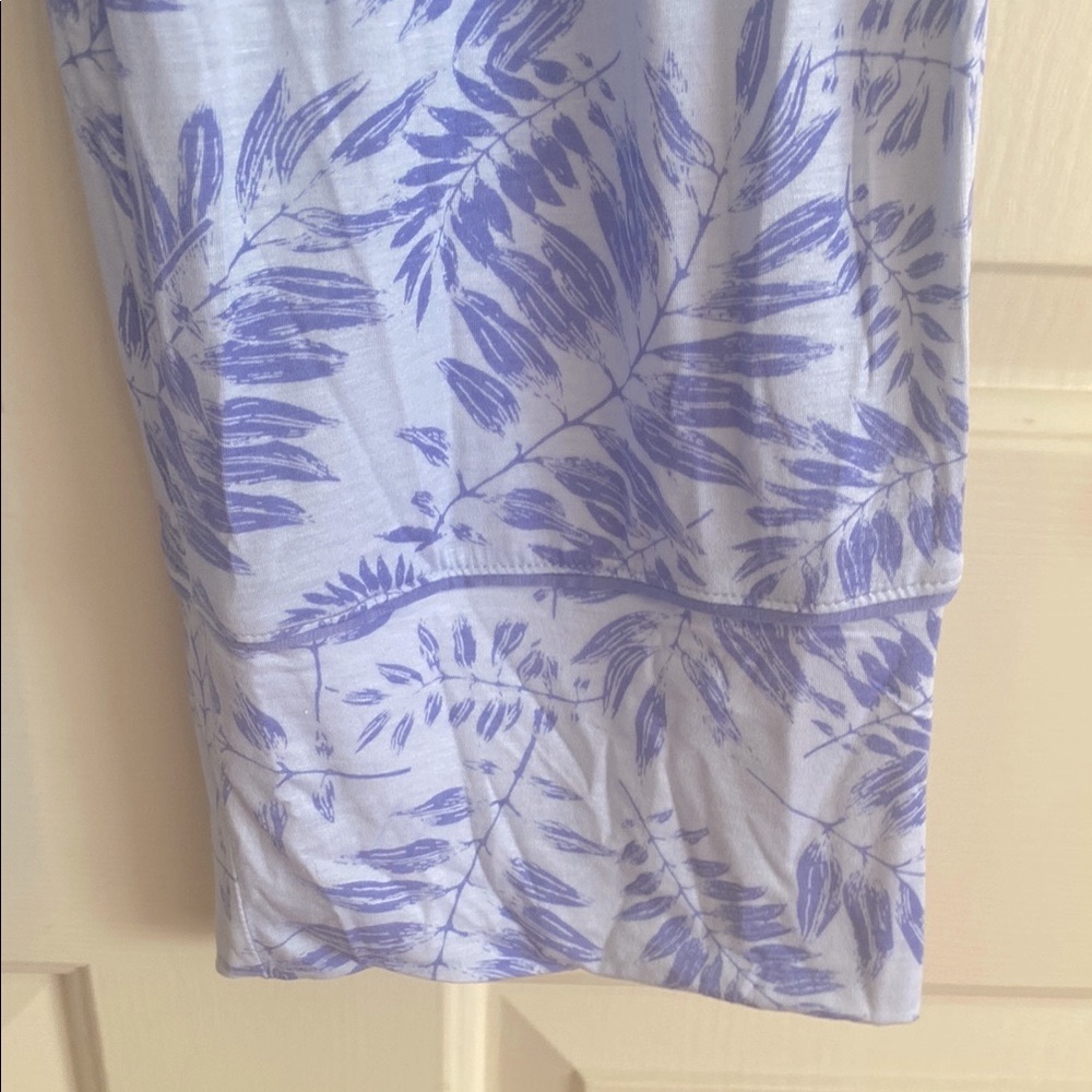Hale Bob Blue Wide Leg Resort Pants - Picture 3 of 6